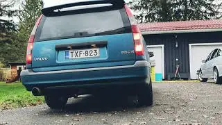 Volvo 850 T5 Sport Exhaust Sound With Two Mufflers!!
