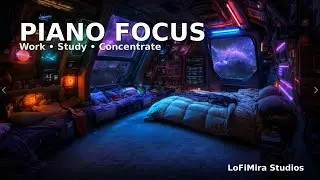 PIANO FOCUS 🌌 Música Relajante para Trabajar, Estudiar y Concentrarse