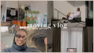 MOVING VLOG #7: short vlogging break + we finally got curtains!