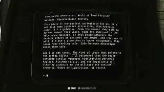 World of Corn Administrator's Terminal | Fallout 76