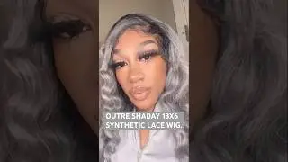 SHADAY OUTRE WIG MARBLE GRAY #ytshorts #shortsfeed #syntheticwigs #wiginstall #wigreviews