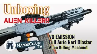 V6 EMISSIONS Full Auto Nerf Blaster!! #dart #nerf #blaster