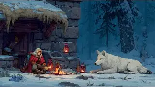 Calm Winter Evening | Ambient House 16-Bit Music | Tranquil Reflection & Cozy Vibes