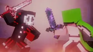 Dream Vs ClownPierce (Animation fight) #animationfight #minecraft #intensefight