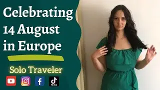 Celebrating 14 August 2022 in Europe| 4K-HDR|Independence Day Special| Pakistani Student Life Europe