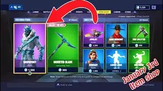 *NEW* SNOWFOOT WITH INVERTED BLADE - FORTNITE ITEM SHOP