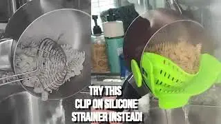 Kitchen Gizmo Snap N Strain Pot Strainer and Pasta Strainer - 2023 #shors
