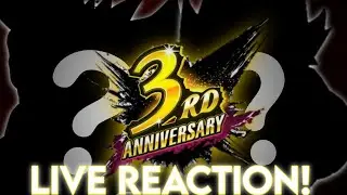 3RD ANNIVERSARY SPECIAL PROGRAM REACTION NEW UNIT REVEAL?! (Dragon Ball Legends)