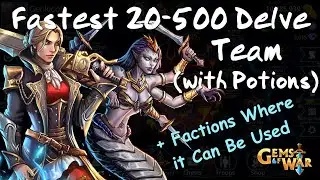 Gems of War - Fastest 20 to 500 Faction Assault Team Ever (and Where Team Can Be Used)