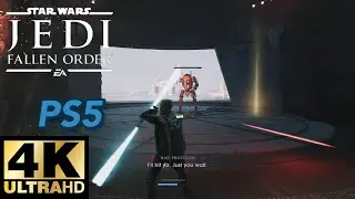 STAR WARS Jedi: Fallen Order (PS5) ─ Boss Fight PANGO TWO-TEETH & BAD PROTOCAL (Grand Master Mode)
