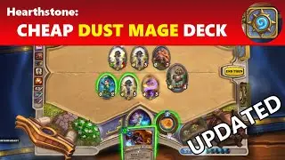 Hearthstone: Cheap Dust Tempo Mage Spell Deck - Cheap Mage Deck Guide | Hearthstone Guide (UPDATED)