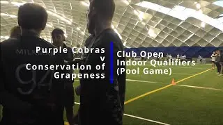 Purple Cobras v Conservation of Grapeness (Pool Game) Club Open Indoor Qualifiers 2026