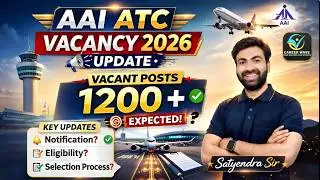 AAI ATC 2026 - &ldquo;1200+ Posts Vacant &ndash; Massive Career Opportunity&rdquo; #aaiatc2026 #aaiatc #careerwave