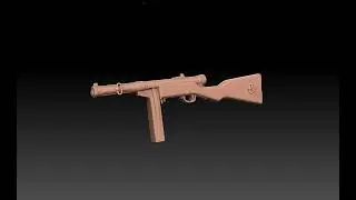 Model Asset Showcase: Swedish KSP M37 Submachine Gun