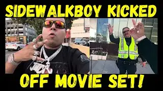 SidewalkBoy Kicked Off Movie Set in Los Angeles!