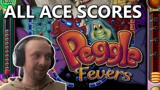 Peggle Fevers (a mod by me + friends) all ace scores speedrun!