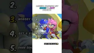 Ranking Sonic and Amy Moments 😭