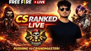 FREE FIRE CS  RANKED LIVE 🔴 | Rank Push | Intense Gameplay || GodFlick ||