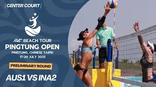 Taichung Bank AVC Beach Tour Pingtung Open - Day 2 (July 17, 2025) AUS1 vs INA2