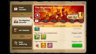 Train Troops Earned 200,000. Points, The Mightiest Governor in Rise of Kingdoms