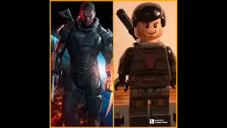 Lego Commander Shepard Custom!!! (Mass Effect 3)