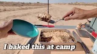 Beef Potato Tray bake | Cooking and Baking out of my Truck at Camp