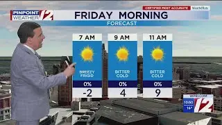 WPRI 12 Weather Now 1/29/27 Sub Zero Wind Chills Thru Friday