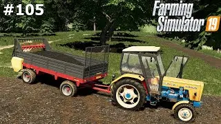 FS 19 |OLD FARM| Spreading compost and fertilizers. Calves & Olives & Manure. | Timelapse #105