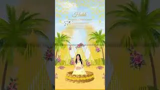 Caricature Haldi Invite | Haldi Invitation Video | Digital Wedding Invite