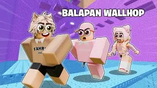 AKU TANTANG BANG TOBA DAN KAK ROZZ BALAPAN TOWER WALLHOP DI ROBLOX