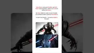 The Sith Apprentice Who Turned Against the Empire