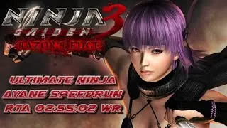 Ninja Gaiden 3: Razor's Edge Ayane Ultimate Ninja Speedrun RTA:02:55:02 WR