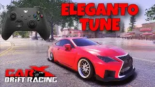 The SMOOTHEST Eleganto Tune in Car X Drift Racing Online!! (Lexus Rcf)