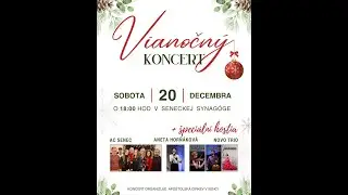 Vianočný koncert 20.12.2025 Synagóga Senec