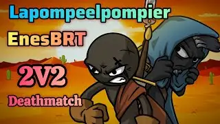 Climbing To Top 100 With Friend @lapompeelpompier Epic 2v2 Deathmatches! Stick War: Saga New Update