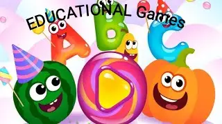 Educational games for kids, alphabet games for preschool,ABC learning video game toddler,