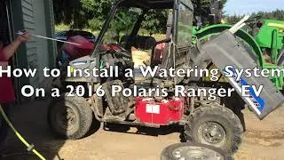 Установка системы полива Polaris Ranger EV