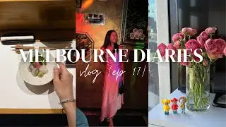 Melbourne Diaries | October vlog, spring, pilates, omakase, end-sem uni ball