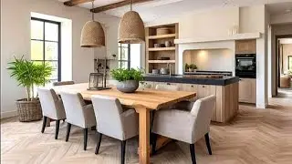 Kitchen & Dining Room Combo Design Ideas | Open Plan Layout Ideas