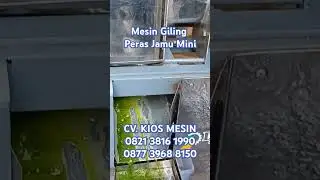Mesin Peras Daun Singkong untuk Jamu #mesinperas #daunsingkong