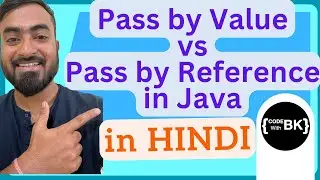 Pass by value vs pass by reference in Java | Java for beginners | Java coding in Hindi