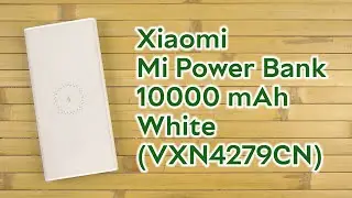 Распаковка Xiaomi Mi Power Bank 10000 mAh Wireless Youth Edition 10W WPB15ZM White (VXN4279CN)