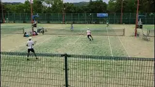 四国テニスダブルス薦田、河野ペア