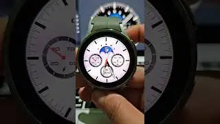 Classic Analog Watch Face #short #galaxywatchface #wearOS