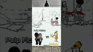 #subscribe1M #Pulp Fiction vs Pink Panther #animation #funny #cartoon
