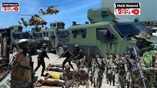 02 Fev-   Lapolis, Elikoptè Mèsenè  Kraze baz 400 Mawozo anpil Kadav kay Lanmò Sanjou