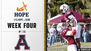 #15 Hope vs. Alma Highlights (INSANE ENDING) | D3 College Football 2025