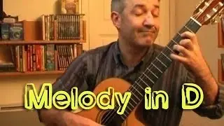Melody in D - Fingerstyle Guitar by Fr&eacute;d&eacute;ric Mesnier
