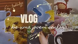 #6 Vlog de uma Jovem senhora | Minha rotina calma e tranquila 👵☕️📚🌄