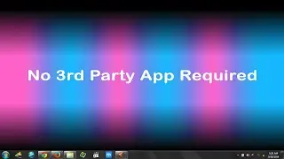 Make Desktop Wallpaper in 5 Seconds | Microsoft Paint Trick